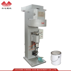 Q4A9 pneumatic small round can sealing machine